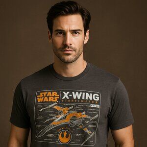 Star Wars X-Wing Starfighter Graphic Tee – Size 2XL